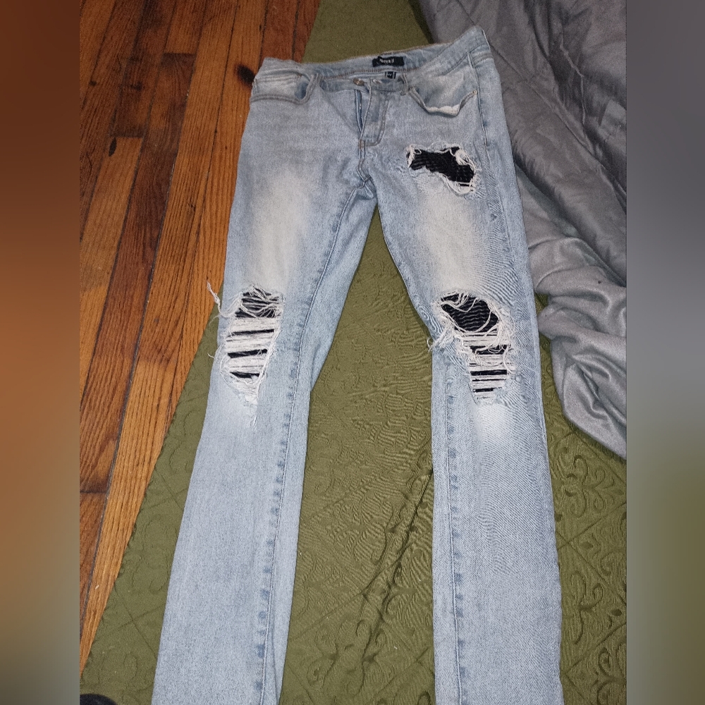 Forever 21 amiri style jeans